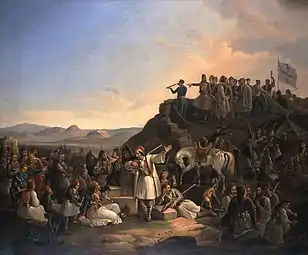 The Camp of Georgios Karaiskakis (1855)