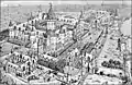 Reconstruction of the medieval Louvre by the Comte de Clarac (1826)