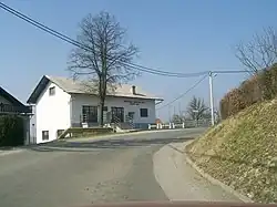 Fire station in the center of the village of Vukovo Selo