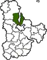 Vyshhorod Raion in Kyiv Oblast (1966-2020)