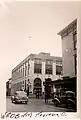 WFOB-FM's original tower, located in downtown Fostoria, near the intersection of its longtime location at 101 North Main Street in downtown Fostoria