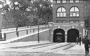 Newly-opened west portal (1915)