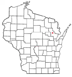 Location of Bagley, Oconto County, Wisconsin