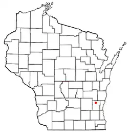 Location of Barton, Wisconsin