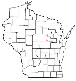 Location of Fairbanks, Wisconsin