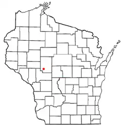 Location of Hewett, Wisconsin