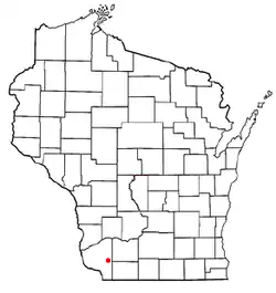 Location of Lima, Wisconsin