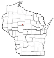 Location of Little Black, Wisconsin