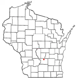 Location of Marcellon, Wisconsin