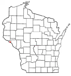 Location of Pepin, Wisconsin