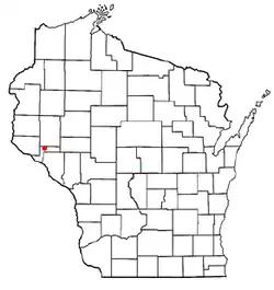 Location of Waubeek, Wisconsin