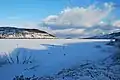 Lough Island Reavy was frozen over in January 2010