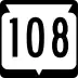 State Trunk Highway 108 marker