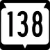 State Trunk Highway 138 marker