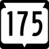 State Trunk Highway 175 marker