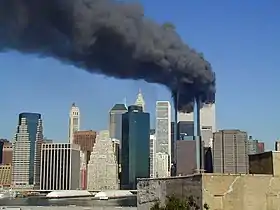 Image 23Lower Manhattan on September 11, 2001. (from History of New York City (1978–present))