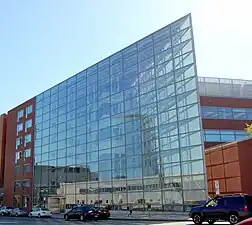 Edmund D. Bossone Research Center, located on the Avenue of Technology