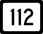 West Virginia Route 112 marker