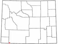 Location of McKinnon, Wyoming