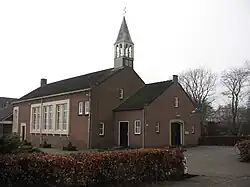 A view of the former Reformed (Liberated) church building, demolished in 2020 to make way for a new church building.