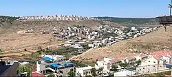 Wadi Fukin as seen from Beitar Illit