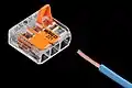WAGO 221 Connecting terminal with spring-loaded clamp
