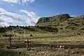 Wagon Mound from Santa Clara Cemetery