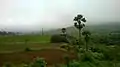 Western Ghats as seen from Coimbatore-Shoranur rail line