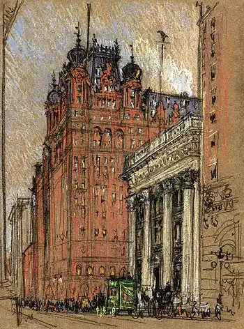 Image 35Waldorf Astoria New York by Joseph Pennell (1860–1926)  (from Portal:Architecture/Travel images)