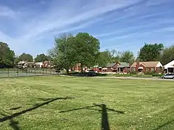 View of Walnut Park East from Walnut Park, May 2018