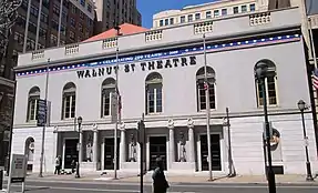 Walnut Street Theatre from east