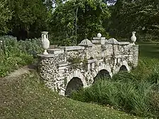 Ornamental bridge designed and built by Sir John Soane. Image: Angelo Hornak © Pitzhanger Manor & Gallery Trust