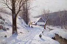 Moras Sledding on a Sunny Day