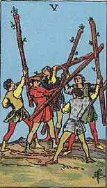 Five of Wands