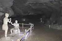 Inside the cave