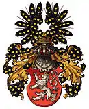 Royal Arms of Bohemia by austrian heraldist Hugo Gerard Ströhl (1851–1919)