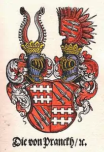 Pranckh zu Pux coat of arms (Styrian Roll of Arms, 1567)