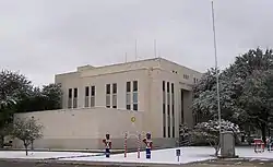 The Ward County Courthouse in Monahans