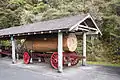 Kauri log at the Warkworth Museum