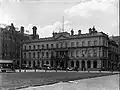 Warner's Hotel between 1904 (completion of the Lyttelton Times Building) and 1910, when another storey was added to the hotel