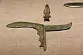 Scythed dagger-axe combined with a spear, forming a ji, Warring States period