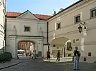 Queen Anna's corridor connecting the Royal Castle with the St. John's Cathedral, 16th century. King Sigismund III was attacked by an assassin in the corridor before attending mass