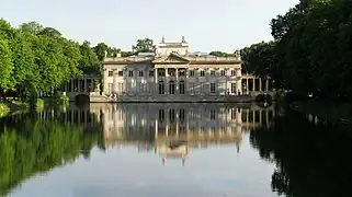 Palace on the Isle in Warsaw (by Domenico Merlini and Johann Christian Kammsetzer, 1773-93)