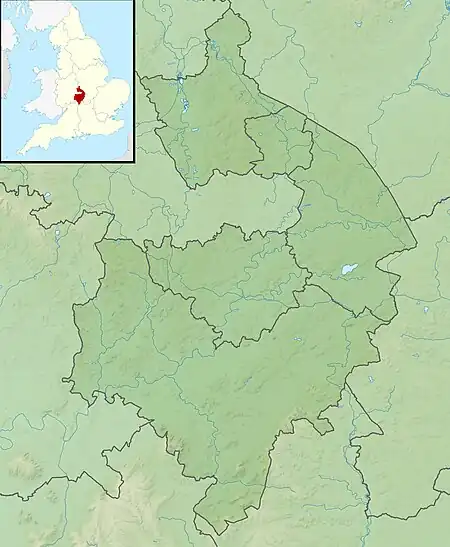 Finham Brook is located in Warwickshire