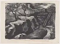 Washington Heights, c.1937, lithograph