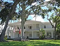 Washington Place, Liliʻuokalani's private residence inherited from her husband John Owen Dominis