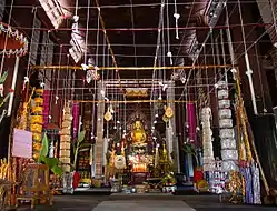 Inside the ubosot of Wat Nong Daeng