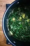 Watercress and spinach soup