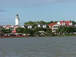 View of the Waterkant in Paramaribo