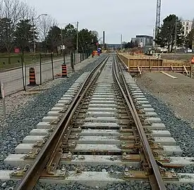 Ion rapid transit gauntlet track